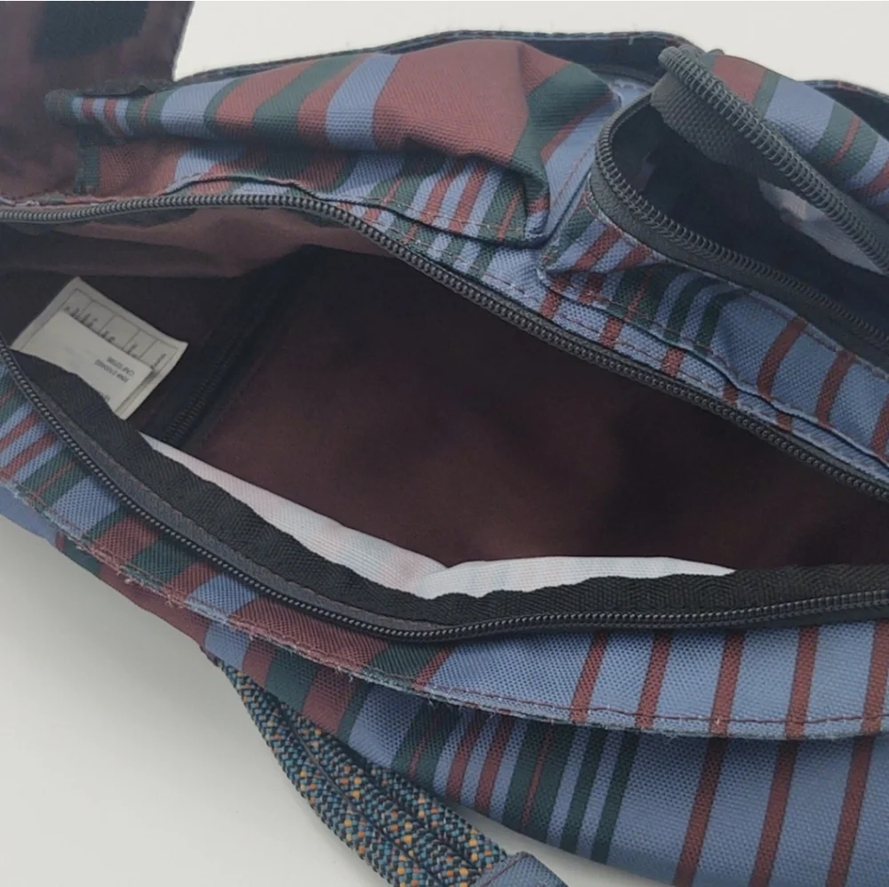 KAVU Sling Backpack Gorpcore Travel Errands Blue Colorblock